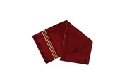 IDC Homewares Charlton Red Christmas Cotton Silk Table Runner 33 x 180cm with Polyester/Metallic Yarn