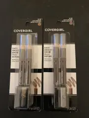 COVERGIRL BROW FILL& DEFINE LINER PENCILS wSHARPENER TWO 2ct PKS #510 SOFT BROWN