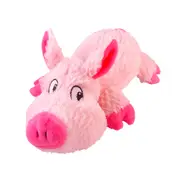 MasterPet Cuddlies Pig Plush Dog Squeaker Toy Pink - 2 Sizes