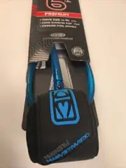 Surfboard ankle 7mm Premium leash ocean & earth 6' foot Blue DOUBLE SWIVEL O&E