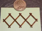 Dollhouse Miniature Hat Coat Towel Rack 1:12 one inch Scale C28 Dollys Gallery