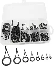 KQFCAZRE 75 Piece Fishing Rod Guide Set for Surf Casting in Saltwater