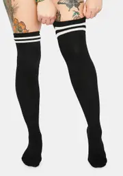 Mercury Bliss Knit Gym Thigh High Socks