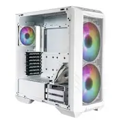 Cooler Master HAF 500 ARGB Mid-Tower E-ATX Case - White-H500-WGNN-S00