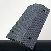3" 4" Rise Bridge Ramp Transition Threshold Ramps for Doorway | Rubber Wheelchair Ramp Non-Slip Textured Surface Curb Ramps for Door, Entryway, Steps, Handicap(80x40x8cm(31"x15"x3"))