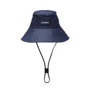 Jacquemus The De-Nîmes Denim Bucket Hat 56,58,60,62 navy blue