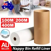 100m/400m Nappy Bin Refill Kit Compatible With Tommee Tippee Sangenic Liner Film