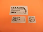 SIDE COVER DECAL SET FOR STIHL CHAINSAW 009 010 015 031 032 028 038 045 056 075