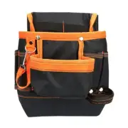 8-pockets Electrician Waist Bag 600D Oxford Cloth Tool Bag for Hardware Tools