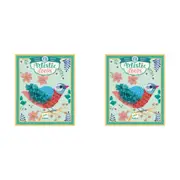 2x Djeco Artistic Loops Primavera Illustrated Cards Kids/Children Craft Kit 7y+