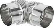 for Burning Stoves Flexible Stainless Steel Vent Hose Chimney Flue Easy Installation Durable Exhaust for Kitchen Ventilation