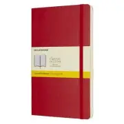 Squared Soft Notebook (Scarlet Red) - Large