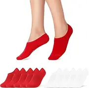 [sockenkauf24] 10 Paar Sneaker Socken Damen & Herren Füßlinge Schwarz Weiß Grau Baumwolle