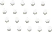 Vaguelly Guitar Fretboard Markers 20pcs Inlay Dots White Guitar Tone Dots for Easy Grip and Decoration