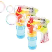 1x Bubble Blower Machine Fun Automatic Bubble Maker Gun Kids Outdoor Toy