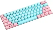 NPKC 61 87 104 Keys Miami Thick PBT OEM Profile Keycap for MX Switches GH60 Tenkeyless Mechanical Gaming Keyboard (Only Keycap) (61 Top Print)