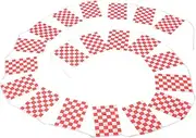 Amosfun Checkered Racing Flag Decorative Flag for Car Race Car Party Decoration