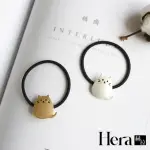 【HERA 赫拉】LL現貨LL日系磨砂質感金屬貓咪喵喵髮圈-2入組(髮飾 髮圈)