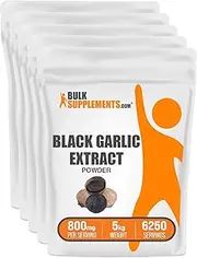 BulkSupplements.com Black Garlic Extract - Antioxidants Supplement - Blood Circulation Supplements - Garlic Supplements - Aged Garlic Extract - Black Garlic Supplement (5 Kilograms - 11 lbs)