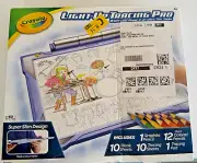 CRAYOLA LIGHT-UP TRACING PAD BTIGHT LEDS EASY TRACING ULTRA THIN TABLET NIB (2)