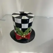Mackenzie Childs Nostalgia Snowman Candle Holder