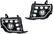 Auto Headlights Compatible For Mitsubishi Pajero V97 2009-2021 LED Car Front Lamps Assembly Upgrade Dynamic 6 Projector Lens Accessories
