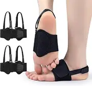 2 Pairs Arch Support Inserts Braces for men and women Plantar Fasciitis Relief, Comfortable Upgraded Arch Support Compression Bands, Orthotics Arch Sleeves with Gel Pad