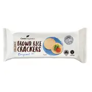 Organic Ceres Organics Brown Rice Crackers Original 115g – Fresh, healthy organic delivery | Doorstep Organics