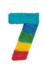 Pinata Numeral Number 7 (Pk 1)