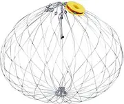 Automatic Opening Closing Fishing Net Cage Crab Traps for Crabbing Fishing Net Bait Shrimp Cage Steel Wire Crab Nets for Catching Fish, Lobsters, and Crabs