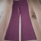 Maurices Burgundy Everflex Pull On Ponte Pants Flare Size Small NWT