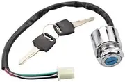 Pexorin 4 Wire Pin Key Ignition Switch, for Go Kart ATV Quad Dirt Bike Scooter Motorcycle Ignition Starter Switch Motorcycle Ignition Switch