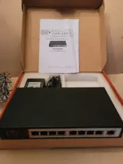DIGITAL WATCHDOG DW-POE896M POE SWITCH 8-PORTS - NEW, OPEN BOX