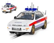 Model Car Slot Auto Scalextric Subaru Impreza Wrx Police Edition Slot 1:3 2
