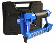 STAPLE GUN Pneumatic Upholstery Wide Crown Air Stapler Case Carpentry WORKPRO