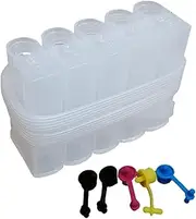 DIY Continuous Ink Supply System 5 Color Ink Kits for Inkjet Printer Replaces
