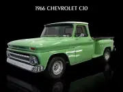 1966 Chevrolet Stepside C10 Pickup Truck NEW METAL SIGN: 9x12" Ships Free