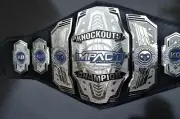 KNOCKOUTS IMPACT Championship Belt Pure Leather Adult size 4mm Brass
