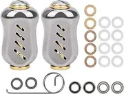 Fishing Reel Rocker Arm Handle, Stainless Steel Aluminum Alloy Saltwater Proof Upgrade Kit, 37.2mm Non Slip Grip with Quick Release for Spinning Casting Reels