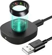 sylacor Compatible with Oura Ring Gen 3 Charger, Fast Charging Dock with USB-C Cable for Ring Gen 3 Horizon/Heritage (Size 12)