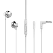 HM12 Half In-ear Headset Metal Bass Music Earphone Wired Headphones with Mic for iphone Xiaomi PC MP3