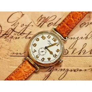 LONGINES浪琴 Heritage 1918 復刻小秒針機械錶-38.5mm L2.309.4.23.2