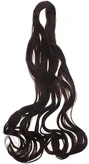 PAMINGONO Fancy Makeup Cosplay Wig Long Curly Braiding Hair Extension Pre-stretched Ponytail Wig 75g