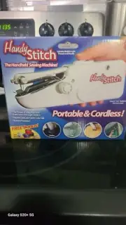 As Seen On TV Handy Stitch The Handheld Portable Battery Powered Sewing Machine