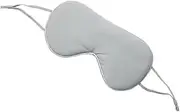 BESTYASH 1pc Double Sided Ice Silk Eye Mask for Relieving Eye Fatigue Comfortable Sleep Blindfold for Indoor Outdoor Use Breathable Grey