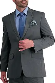 [Haggar] J.M Men's Premium Stretch Classic Fit Suit Separate Coat-Regular and Big & Tall Sizes