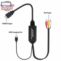 在飛比找蝦皮購物優惠-Composite AV RCA to HDMI conve