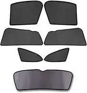 PSLER® Car Side Window Rear Windshield Sunshades Kit Magnet Mesh for PREVIA/ESTIMA 50 2006-2018
