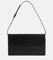 [The Row] The Row Evening leather clutch One Size black