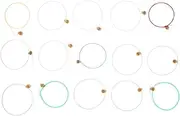 COOPHYA 15pcs String Harp Strings Lyre Accessory Musical Instrument Accessories Stringed Musical Instruments Parts Instrument Parts